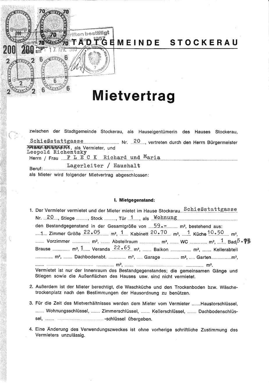 Mietvertrag Top 1 – Maria Fleck Seite 1