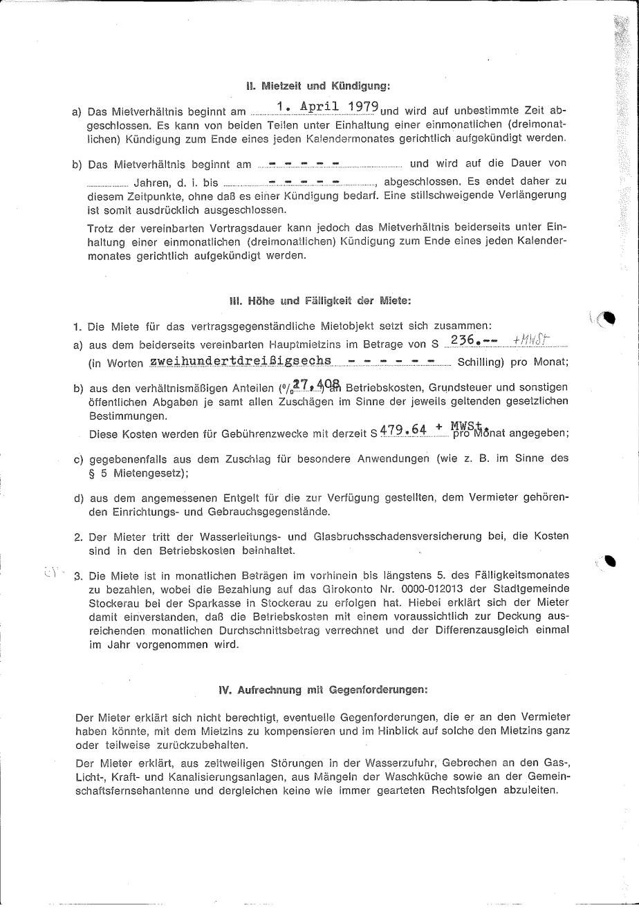 Mietvertrag Top 1 – Maria Fleck Seite 2