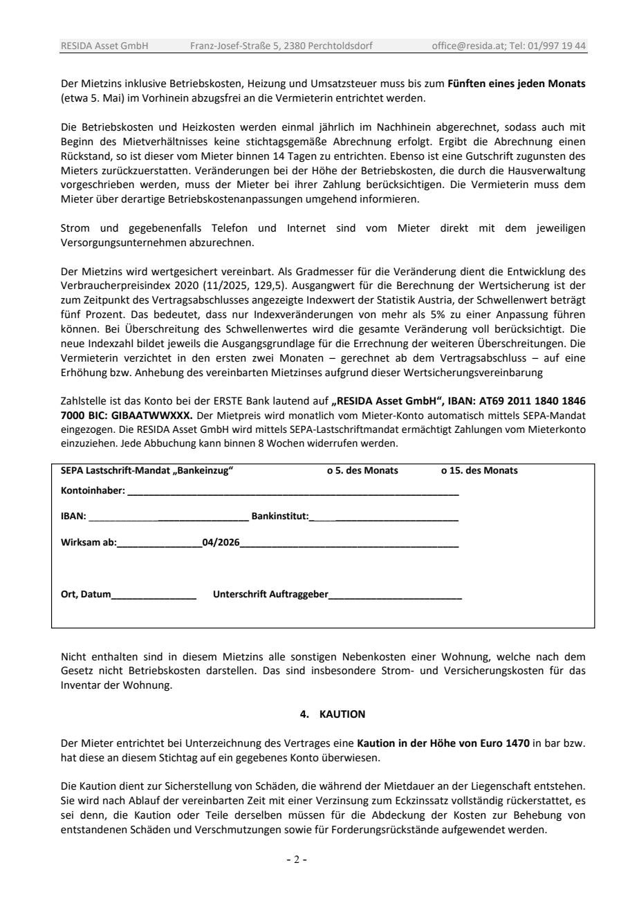 Mietvertrag Top 2 – Brsel Seite 2