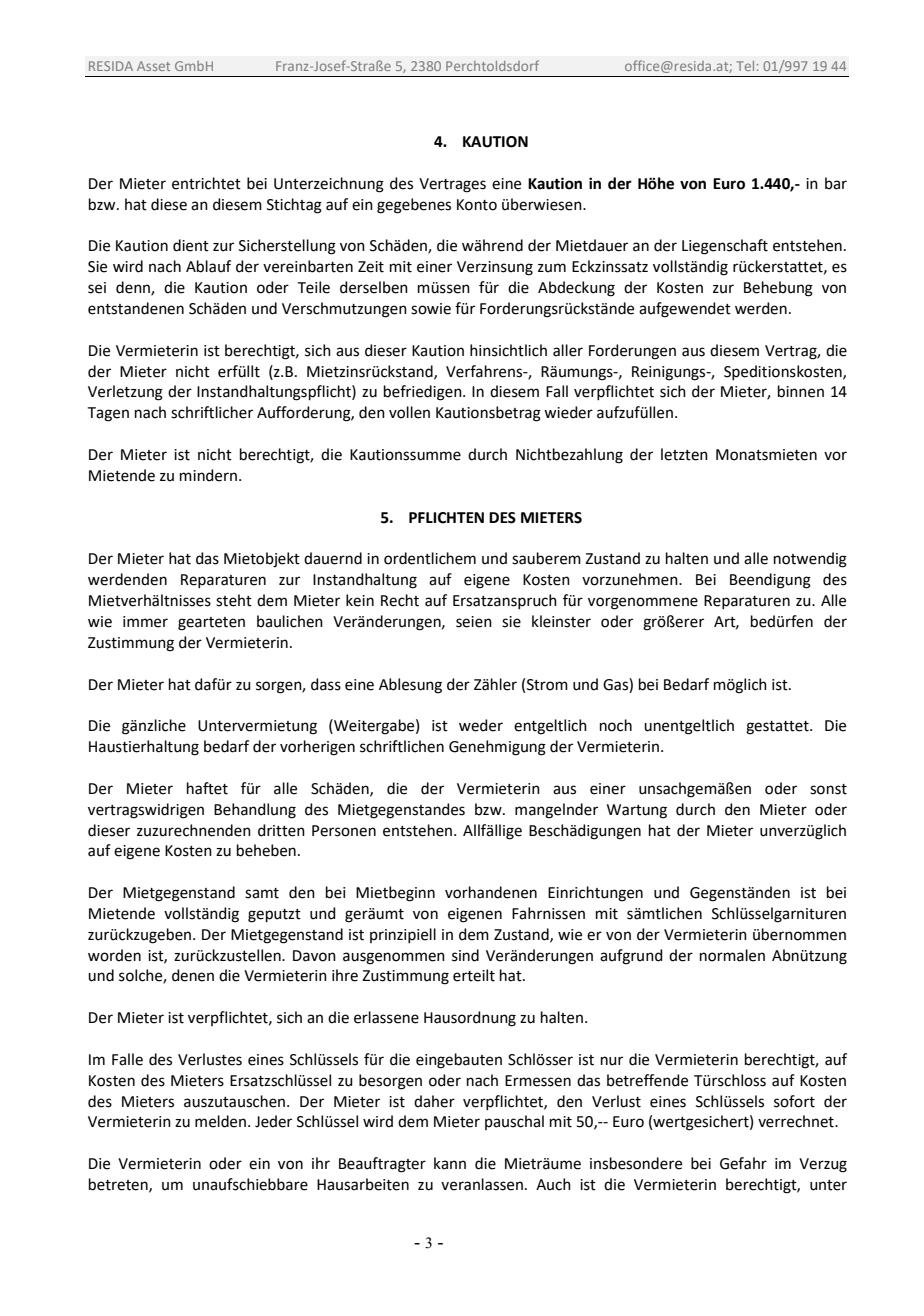 Mietvertrag Top 6 – Tahirovic Seite 3